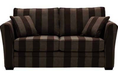 Heart of House Malton Striped Sofa Bed - Chocolate/Mocha